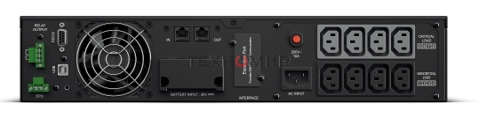 Источник бесперебойного питания Online CyberPower OL1000ERTX L2U 1000VA/900W USB/RS-232/Dry/EPO/SNMPslot/RJ11/45/ВБМ (8 IEC С13)