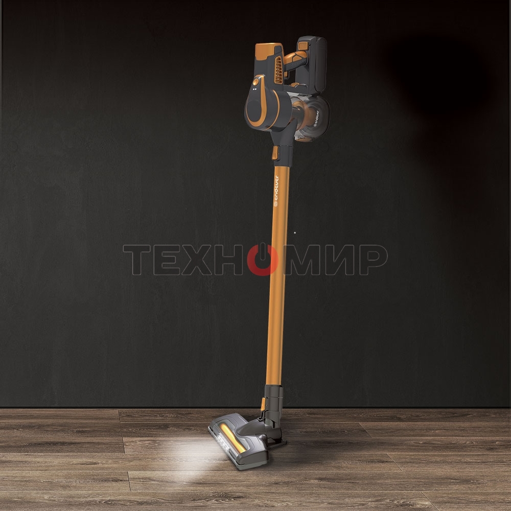 Пылесос вертикальный циклонного типа аккумуляторный Endever SkyClean VC-301, темно-серый/оранжевый, 4 шт,уп