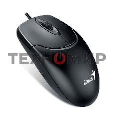 Мышь проводная Genius NetScroll 120 V2 черный, 1000 dpi, USB, кнопки - 3