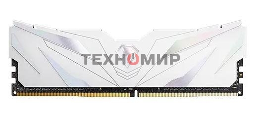 Оперативная память NETAC, DDR4, 8GB (1x8GB), 3200MHz, CL16, DIMM, с радиатором, белый