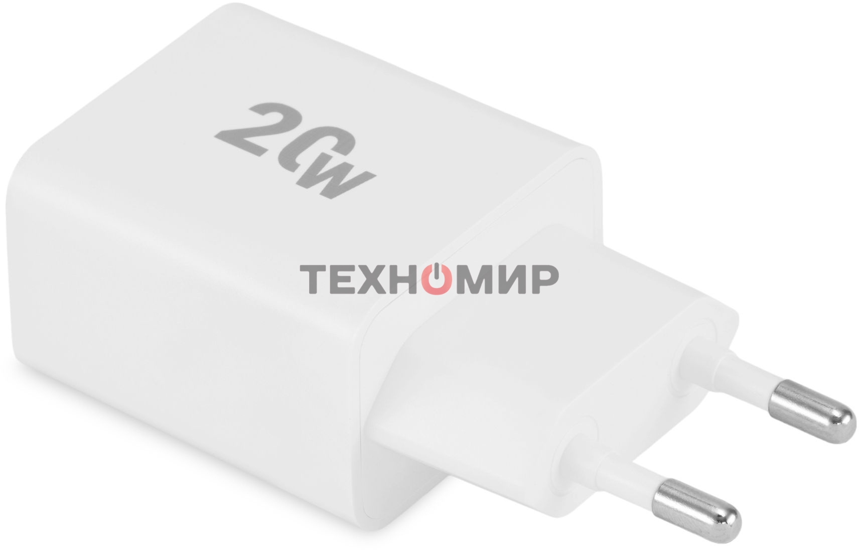 Сетевое зарядное устройство Digma DGW2D 20W 3A+1A (PD+QC) USB-C/USB-A универсальное белый