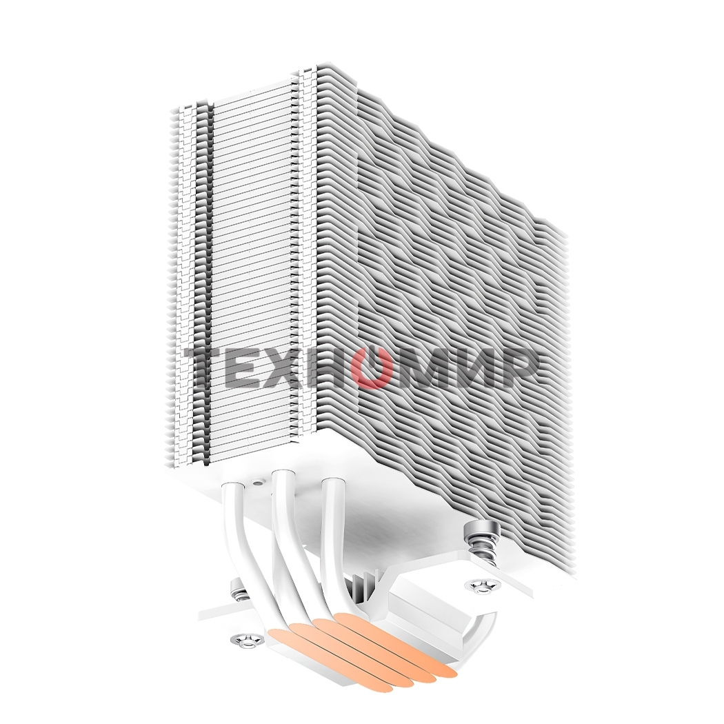 Кулер для процессора PCCooler RZ400 V2 WH белый 120мм алюминий+медь 2000rpm 32db 4-pin 230W 155мм