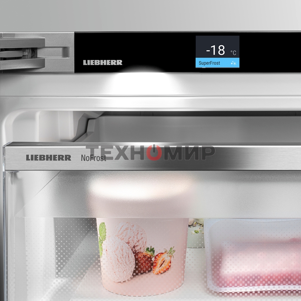 Холодильник Liebherr Комбинация XRFsf 5225-22 001 (SFNsfd 5227-22 001 +SRBsfc 5220-22 001) серебристый двухкамерный 377/271л морозилка сбоку, Side by Side