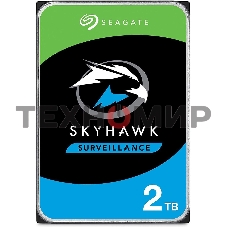 Жесткий диск Seagate 2Tb ST2000VX017 SATA-III Surveillance Skyhawk (5400rpm) 256Mb 3.5