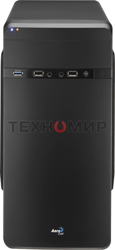 Компьютерный корпус Aerocool/Formula Qs-180 черный без БП mATX 1x80мм 2xUSB 2.0 1xUSB 3.0 audio