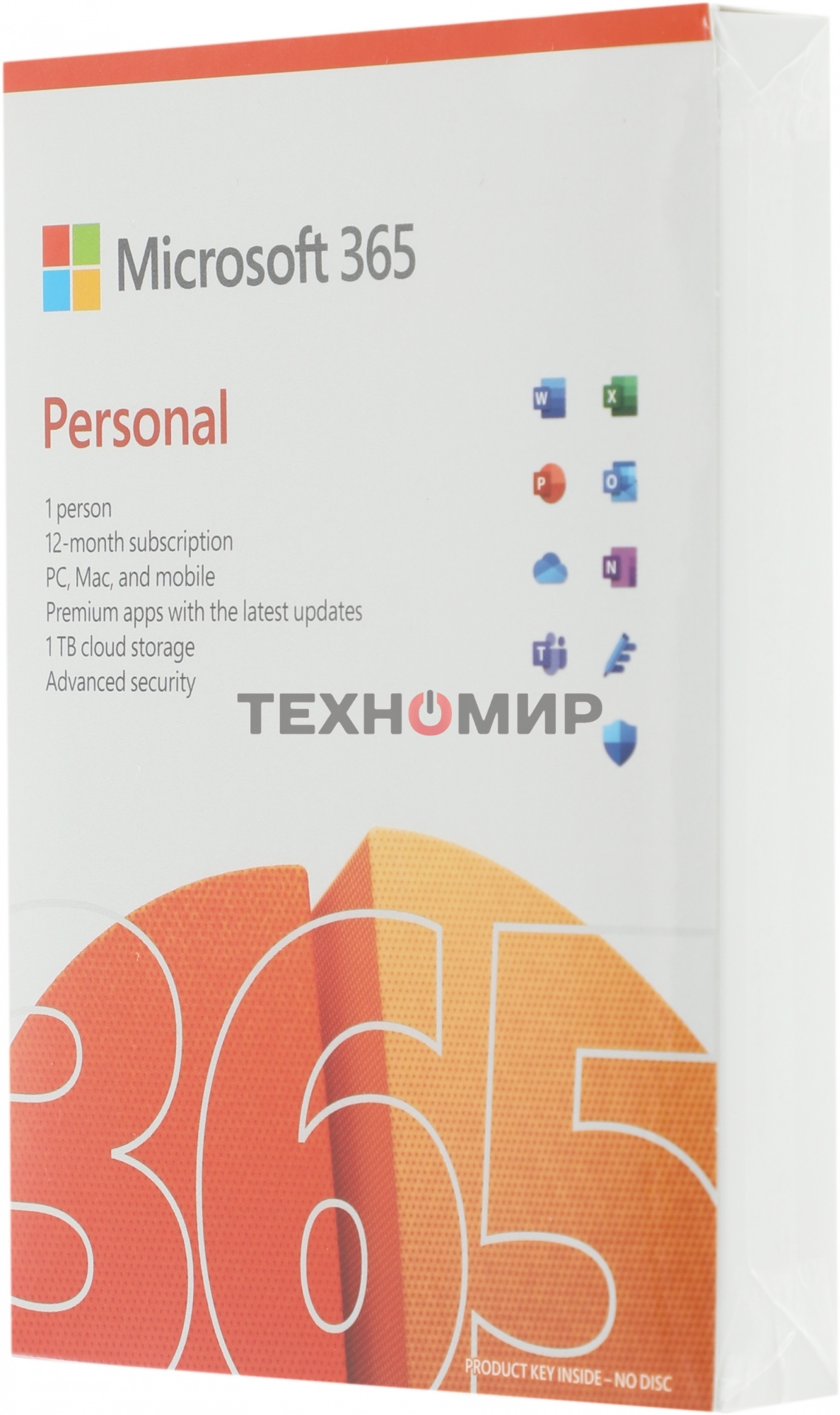 Офисное приложение Microsoft 365 Personal Subscr 1YR Medialess P8 (QQ2-01399)
