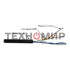 Кабель информационный LANMASTER TWT-5EUTP2-OUT cat.5 U/UTP не экранированный 2X2X24AWG PVC внешний 305м серый