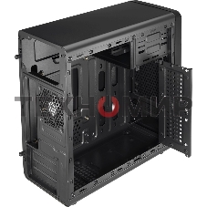 Компьютерный корпус Aerocool/Formula Qs-180 черный без БП mATX 1x80мм 2xUSB 2.0 1xUSB 3.0 audio