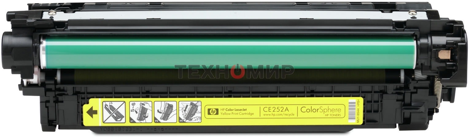 Картридж лазерный HP CE252A желтый для CLJ CM3530/CP3525 7000 стр.
