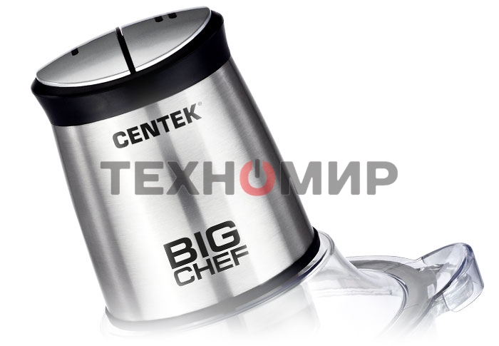 Измельчитель Centek CT-1394, стационарный, серебристый