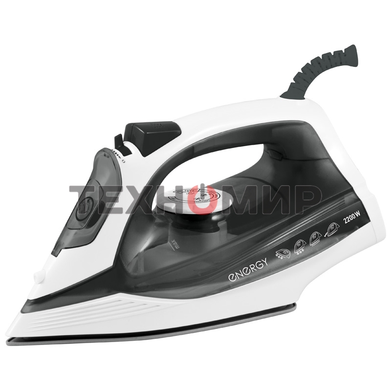 Утюг Energy EN-302 1800-2200 Вт, пар, спрей, пар.удар, самооч., керамическая подошва (270073)