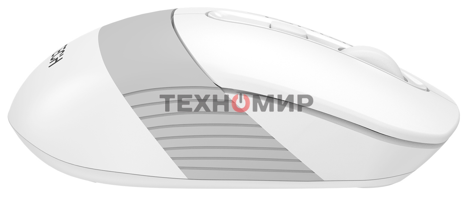 Мышь беспроводная A4Tech Fstyler FB10C белый/серый, 2000 dpi, радиоканал, Bluetooth, USB, кнопки - 4