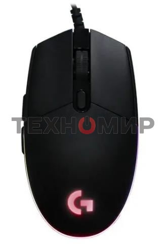 Мышь проводная Logitech G102 LIGHTSYNC черный, 8000 dpi, USB, кнопки - 6