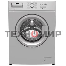 Стиральная машина Beko WRE 65P1 BSS серебристый, загрузка фронтальная 6 кг, 1000 об/мин., класс: А