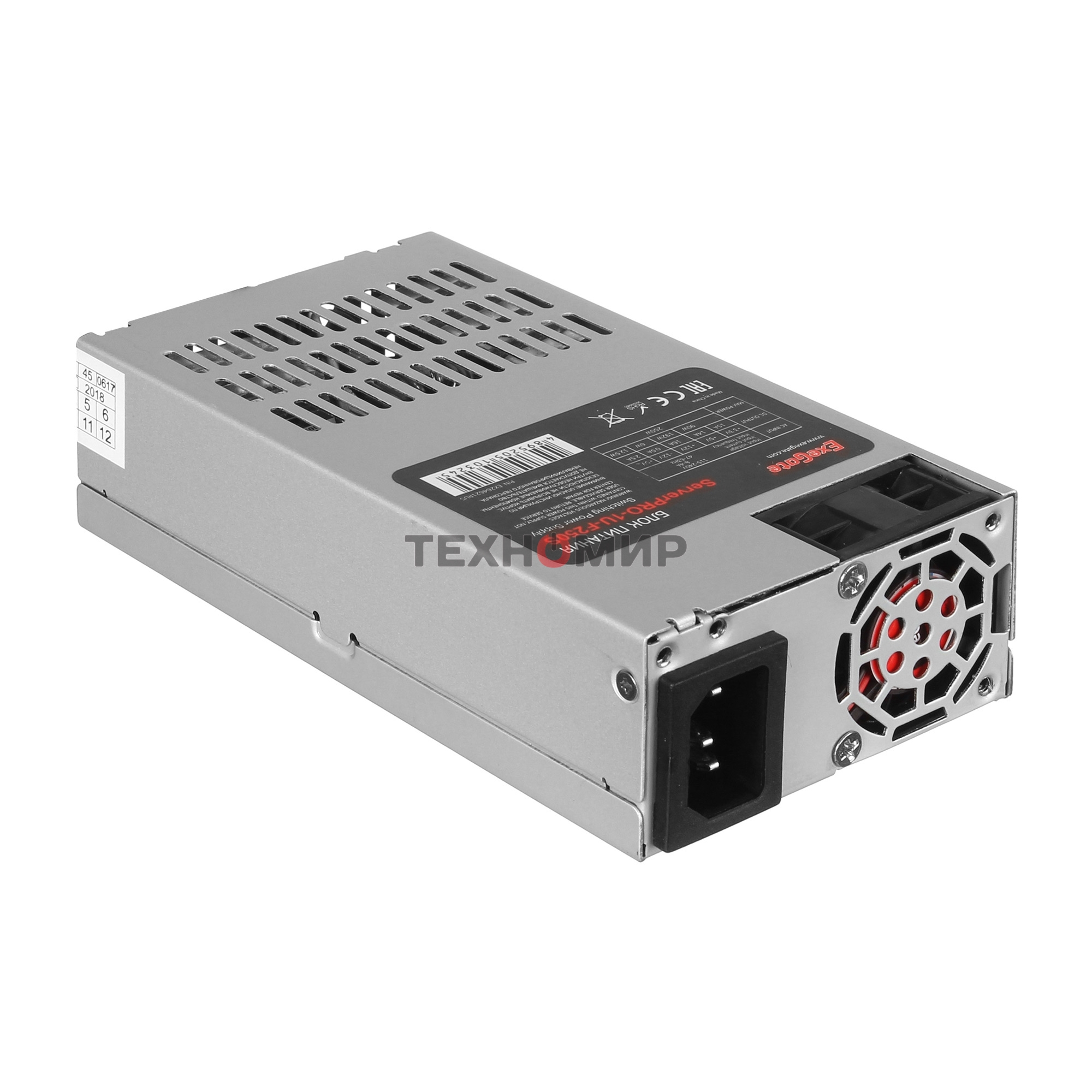 Блок питания серверный 400W ExeGate (ServerPRO-1U-F400AS) APFC, унив. для Flex1U, 24pin, 4pin,3xSATA, 2xIDE