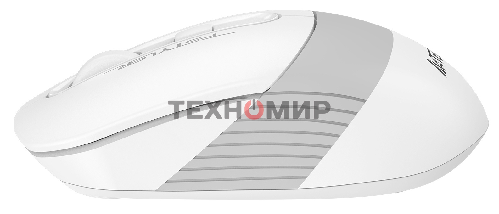 Мышь беспроводная A4Tech Fstyler FB10C белый/серый, 2000 dpi, радиоканал, Bluetooth, USB, кнопки - 4