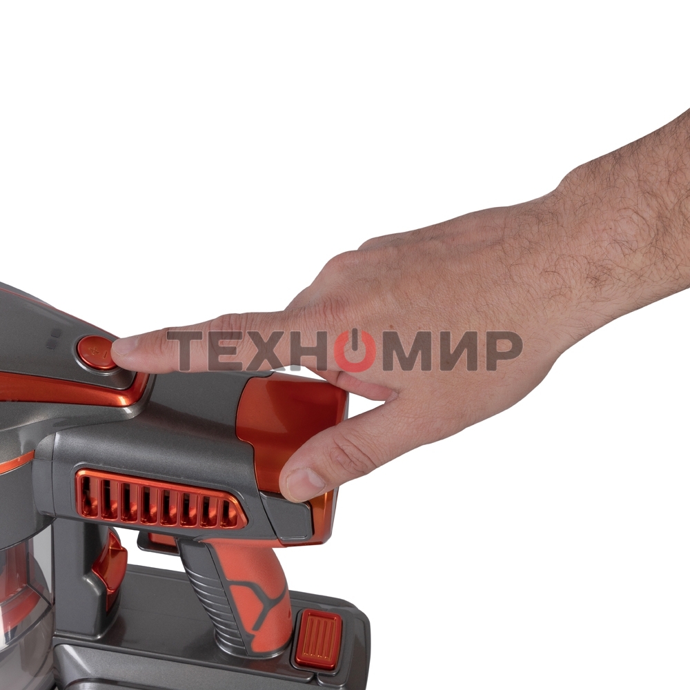 Пылесос вертикальный циклонного типа аккумуляторный Endever SkyClean VC-301, темно-серый/оранжевый, 4 шт,уп