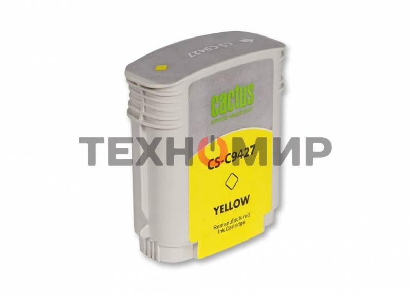 Картридж струйный Cactus CS-C9427 желтый для №85 HP DJ 30/130 (72мл)