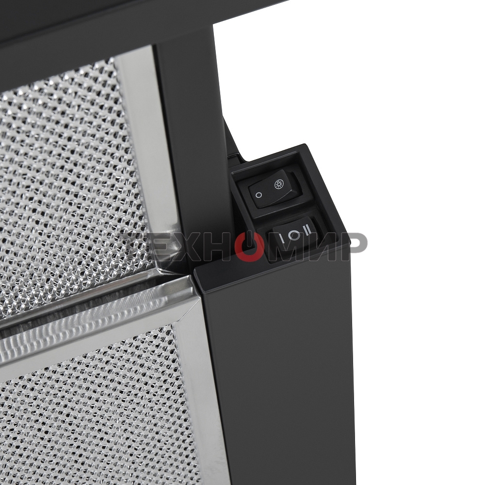 Вытяжка встраиваемая Maunfeld VS Light 50 черный, 50 см, 520 куб. м/ч, 56 дБ