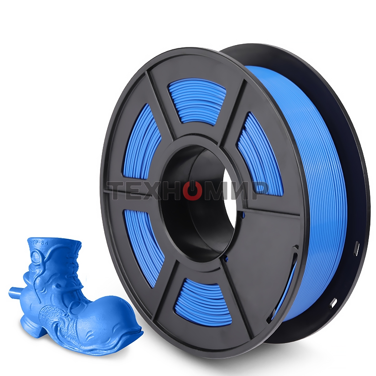 Филамент NVPrint PLA Blue Grey для 3D печати диаметр 1.75мм длина 330 метров масса 1 кг