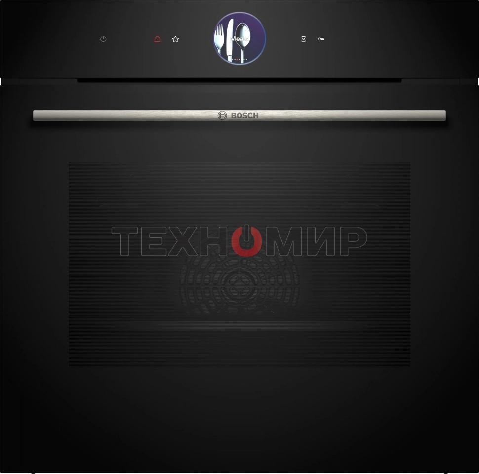 Встраиваемый духовой шкаф электрический Bosch HBG7764B1 черный
