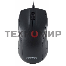Мышь проводная Oklick 185M черный, 1200 dpi, USB, кнопки - 3