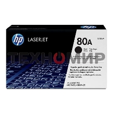 Картридж лазерный HP 80A (CF280A) черный для LaserJet Pro 400 M401/M425 2700 стр.