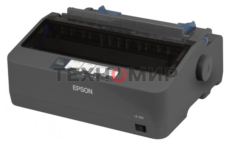 Принтер матричный Epson LX-350 (C11CC24031/C11CC24032), (А4, 357 cps (12 cpi), USB, LPT, COM)