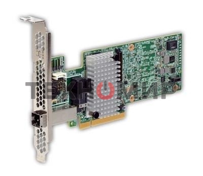 Контроллер LSI MegaRAID SAS9380-4i4e SGL (LSI00439) SAS 12G, (PCI-E 3.0 x8, LP), RAID 0,1,10,5,6, 8port (1*intSFF8643 + 1*extSFF8644),1GB onboard, К