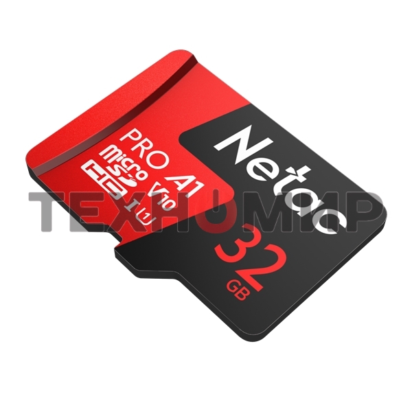 Флеш карта MicroSD card Netac P500 Extreme Pro 32Gb, retail version w/SD adapter