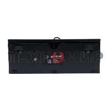 Клавиатура проводная механическая Gembird KB-G600, 87кл, Rainbow, красн.свитчи, 1.8м, черная