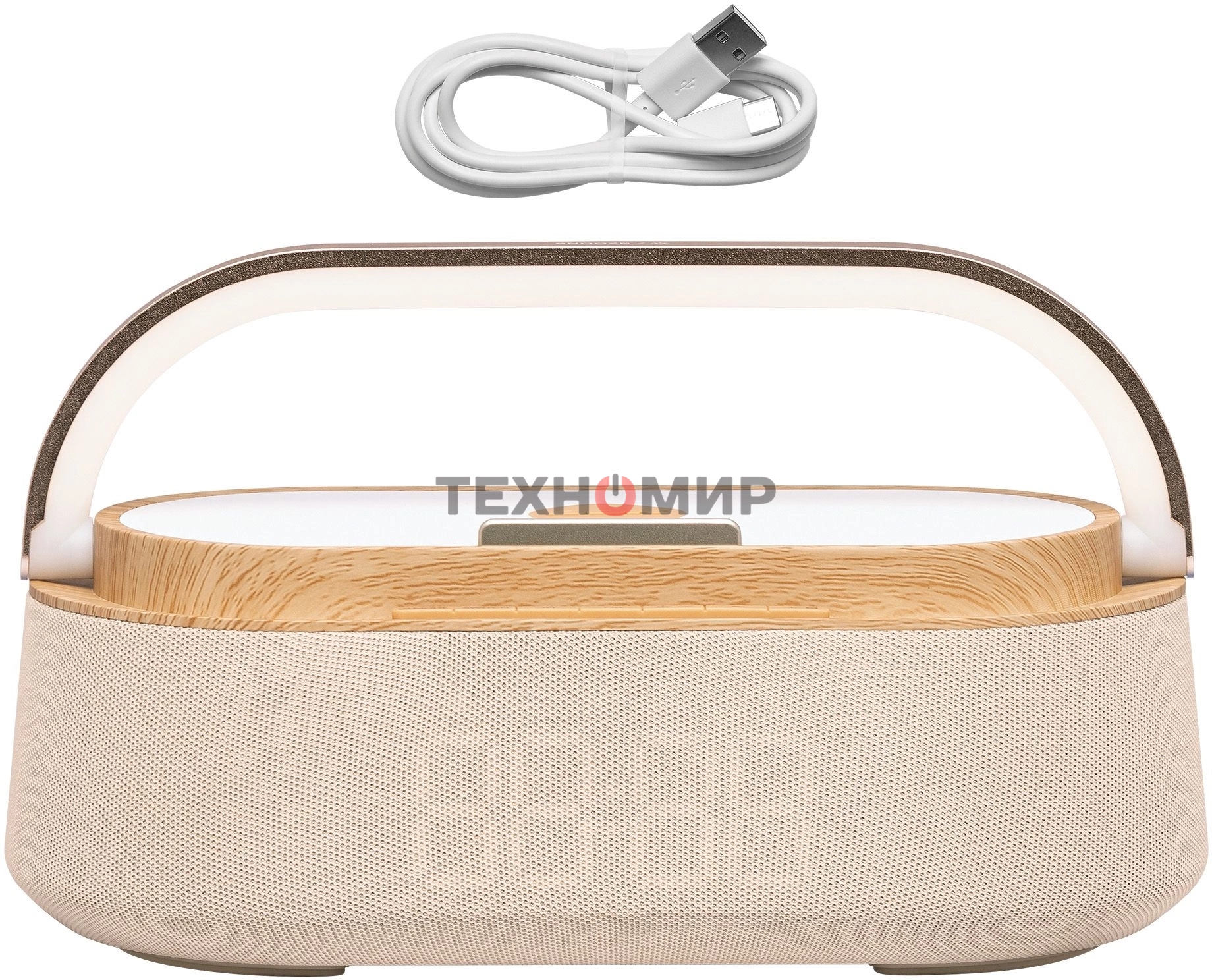 Колонка портативная BBK BTA2010 бежевый 10W 1.0 BT 10м 1800mAh (BTA2010 (BG))