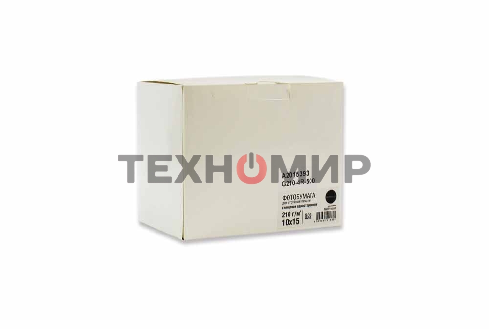Фотобумага глянцевая односторонняя (NetProduct) 10x15 210 г/м 500л.