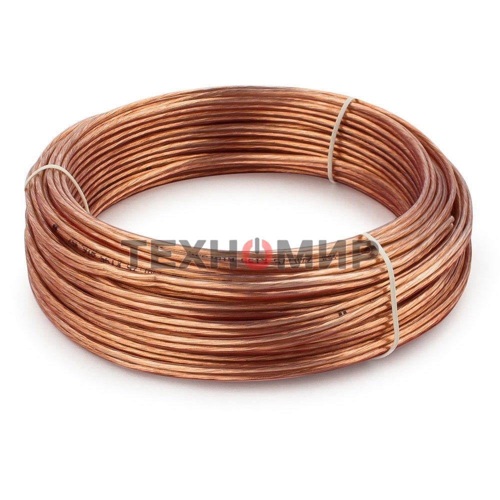 Акустический кабель Cablexpert CC-TC2x0,75-20M, прозрачный, 20 м, бухта