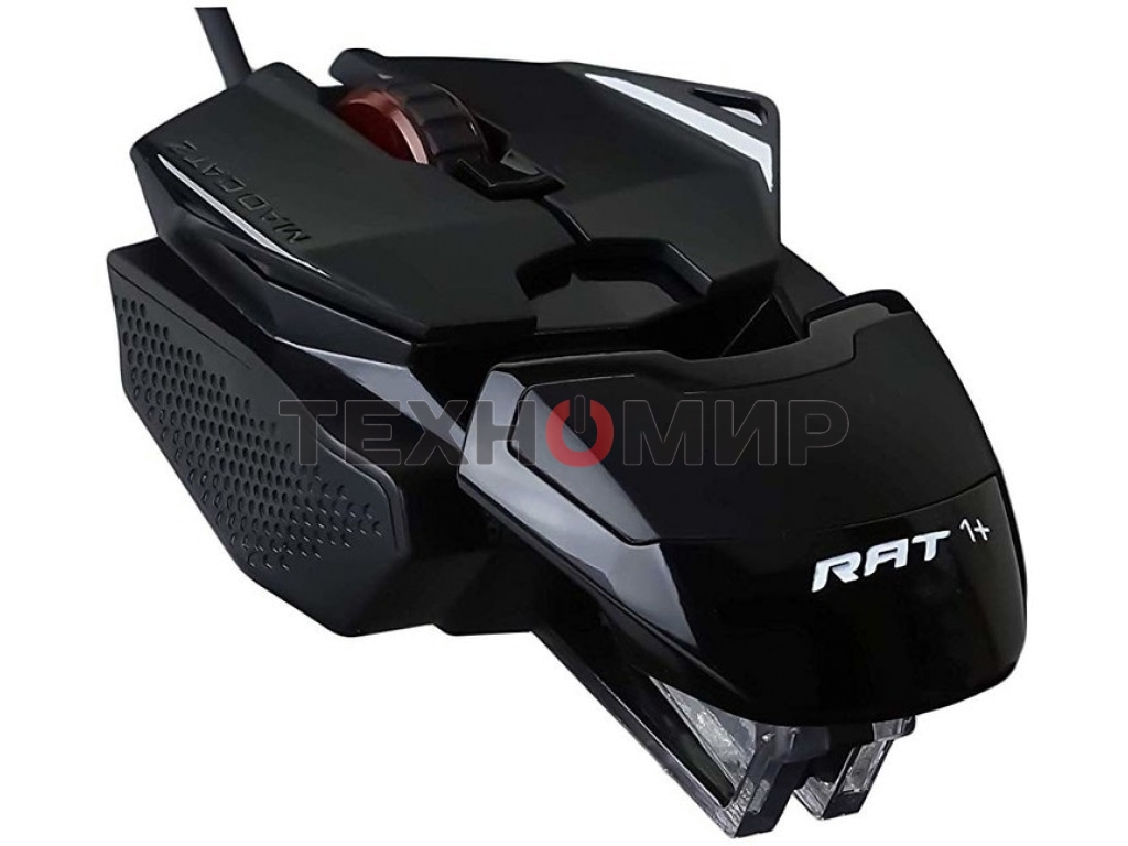 Мышь проводная игровая Mad Catz R.A.T. 1+ (ADNS3050, USB, 3 кнопки, 2000 dpi) черная