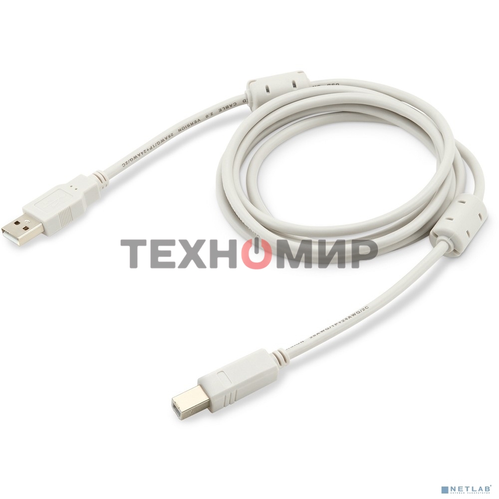 Кабель Buro Кабель USB2.0-AM/BM (1.8м) Медь