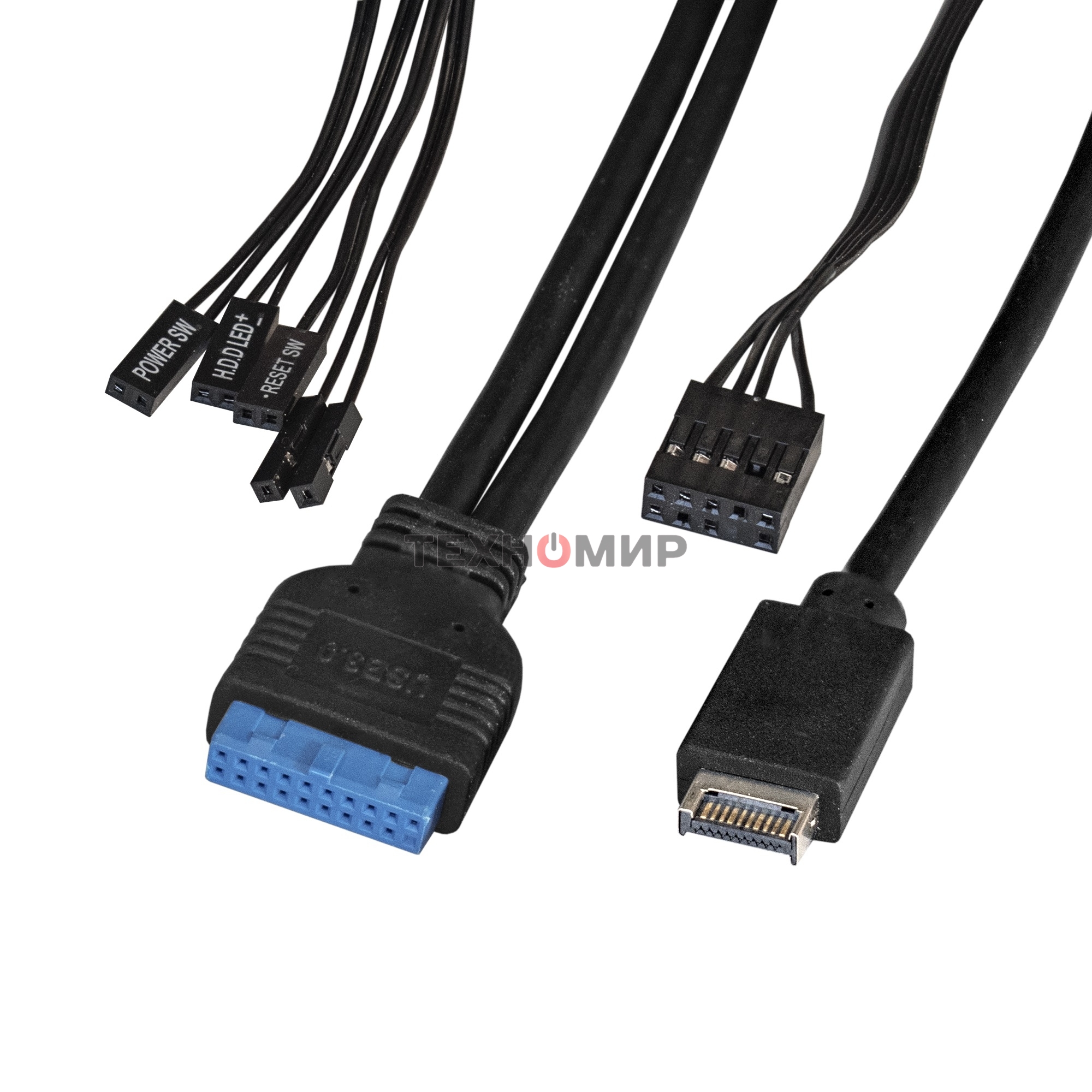 Компьютерный корпус Miditower ExeGate EX287372RUS XP-332UC-XP350 (ATX, XP350 с вент. 12см, 2*USB 3.0+1*TypeC, аудио, черный)