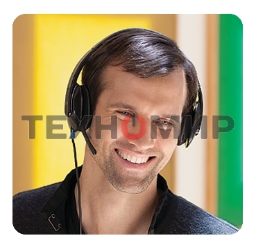 Гарнитура проводная Logitech H540 USB (981-000480)