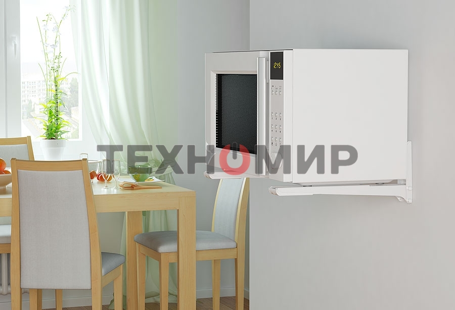 Кронштейн для СВЧ Holder MWS-2003 белый макс.40кг настенный фиксированный