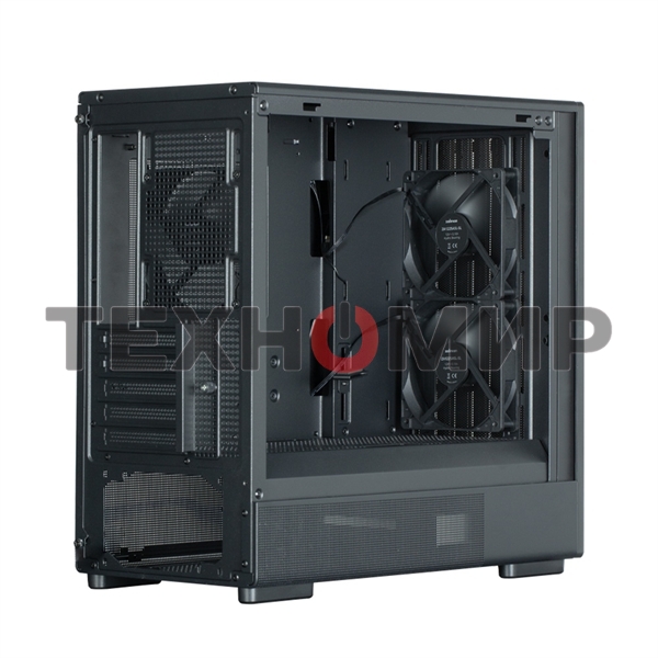 Компьютерный корпус Zalman P10 NAMU, MATX, черный, WINDOW, FRONT COVER WALNUT, 2x3.5