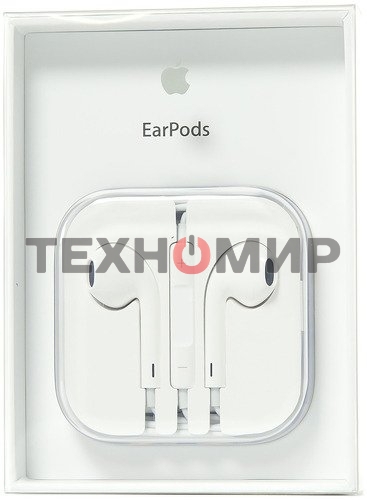 Гарнитура Apple EarPods MNHF2ZM/A белый