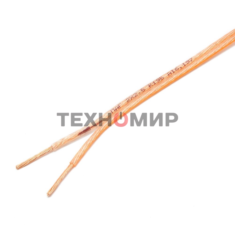 Акустический кабель Cablexpert CC-TC2x2,5-100M, прозрачный, 100 м, на катушке