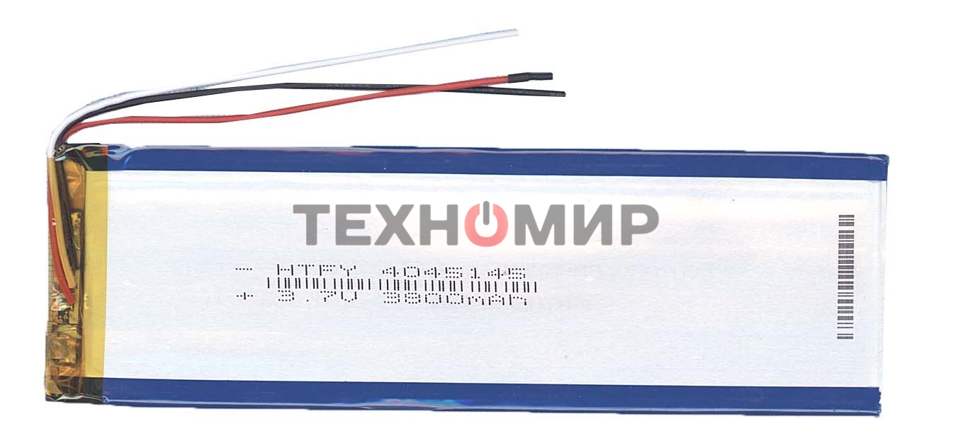 Аккумулятор Li-Pol (батарея) 4x45x145мм 3pin 3.7V/3800mAh