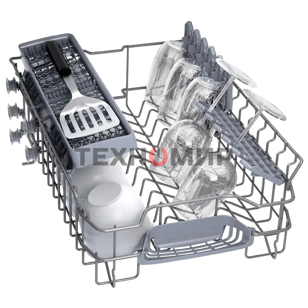 Встраиваемая посудомоечная машина Bosch SPV2HKX42E, черный, 44.8 см, 10 компл., 46 дБ, класс E