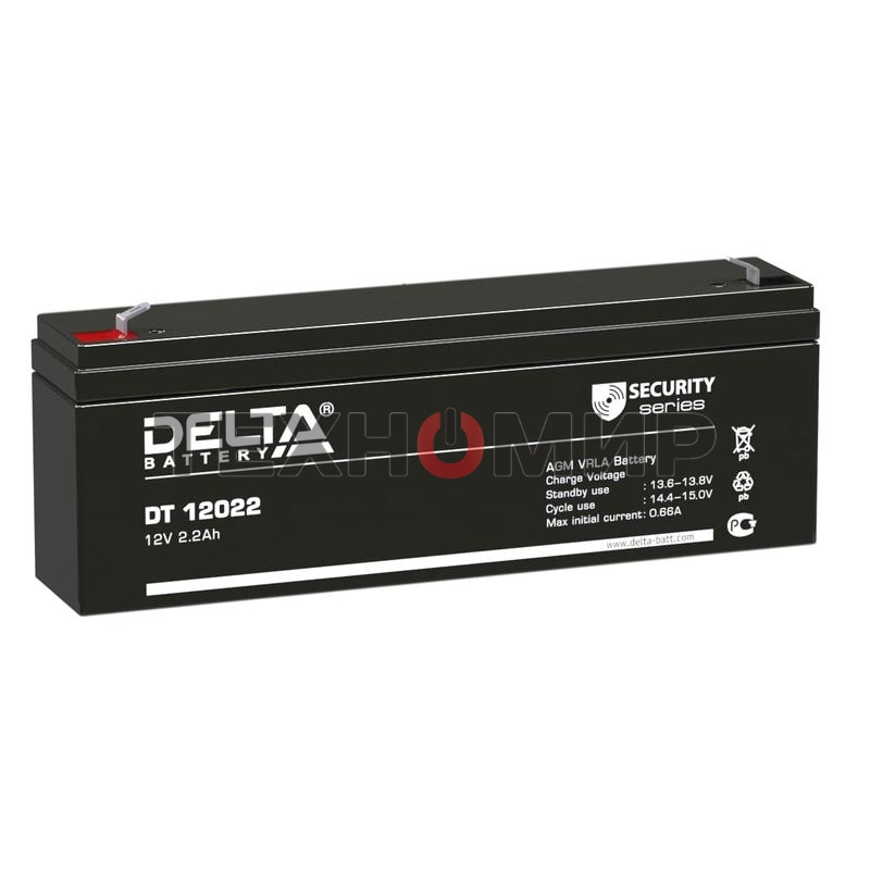Батарея для ИБП Delta DT 12022 (12V, 2.2Ah)