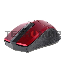 Мышь беспроводная Crown CMM-934W красный/черный, 1200 dpi, радиоканал, USB, кнопки - 4