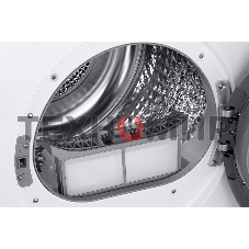 Сушильная машина Samsung DV90T5240AW/LP белый, 9 кг, сушка - тепловой насос, программ - 14, 60 x 85 x 65 см