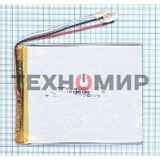 Аккумулятор Li-Pol (батарея) 4x80x100мм 3pin 3.7V/3900mAh