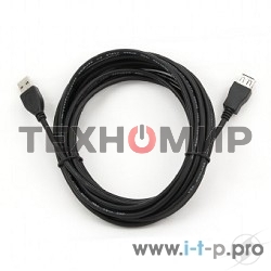 Кабель Gembird PRO USB 2.0 удлинительный 4.5м AM/AF позол. контакты, пакет
