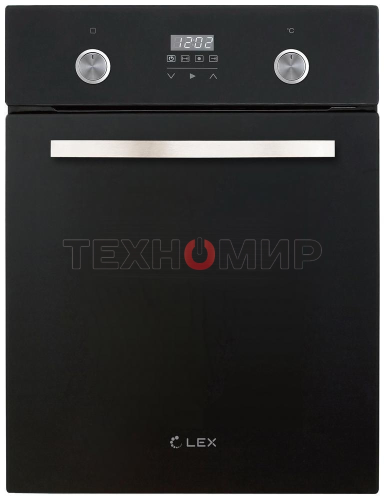 Духовой шкаф LEX EDP 4590 BL Matt Editionобъем 55л, LED таймер, 9 функций, встраиваемый